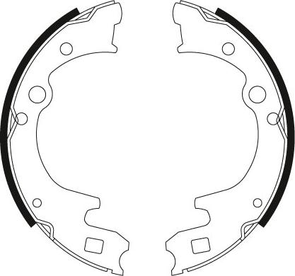 TRW GS8428 - Brake Shoe Set autospares.lv