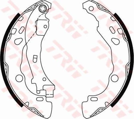 TRW GS8474 - Brake Shoe Set autospares.lv