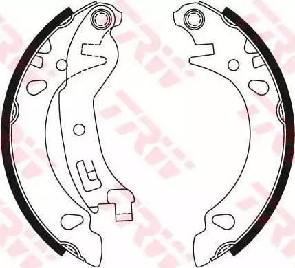 Alpha Brakes HST-FT-024 - Brake Shoe Set autospares.lv