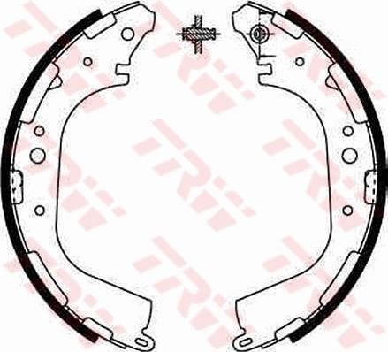 TRW GS8590 - Brake Shoe Set autospares.lv