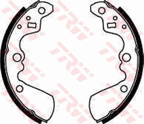 TRW GS8597 - Brake Shoe Set autospares.lv