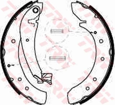 TRW GS8546 - Brake Shoe Set autospares.lv