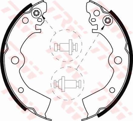 TRW GS8556 - Brake Shoe Set autospares.lv