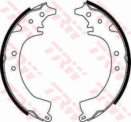 TRW GS8500 - Brake Shoe Set autospares.lv