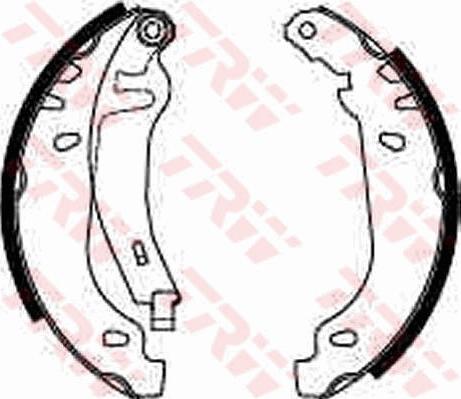 TRW GS8531 - Brake Shoe Set autospares.lv