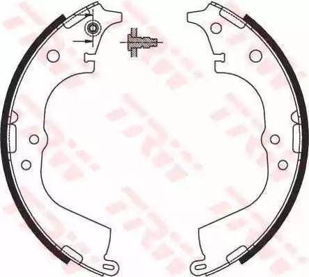 Alpha Brakes HST-TY-072 - Brake Shoe Set autospares.lv