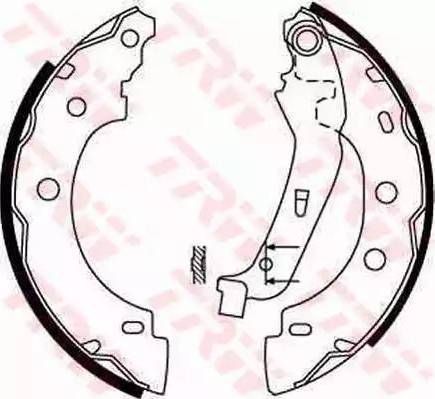 RIDER RD.2638.GS8650 - Brake Shoe Set autospares.lv