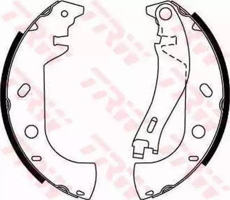 Alpha Brakes HST-FT-015 - Brake Shoe Set autospares.lv