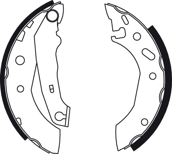 TRW GS8609 - Brake Shoe Set autospares.lv