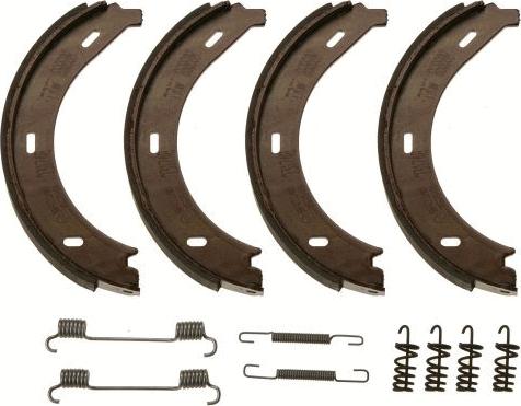 TRW GS8688 - Brake Shoe Set, parking brake autospares.lv