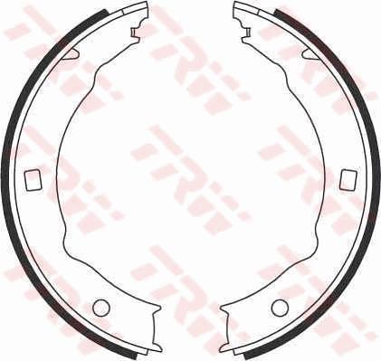 TRW GS8683 - Brake Shoe Set, parking brake autospares.lv