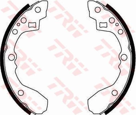 TRW GS8675 - Brake Shoe Set autospares.lv