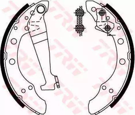 RIDER RD.2638.GS8092 - Brake Shoe Set autospares.lv