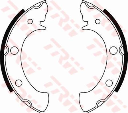 TRW GS8087 - Brake Shoe Set autospares.lv