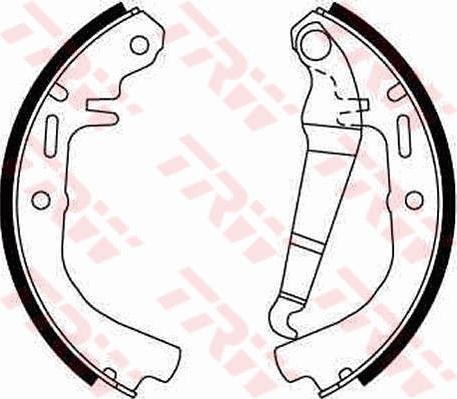 TRW GS8078 - Brake Shoe Set autospares.lv