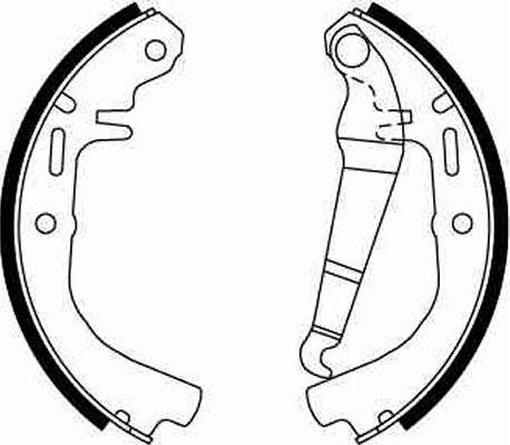 TRW GS8078 - Brake Shoe Set autospares.lv