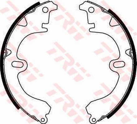 TRW GS8181 - Brake Shoe Set autospares.lv