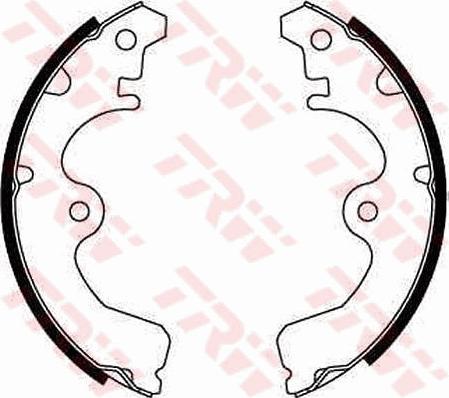 TRW GS8182 - Brake Shoe Set autospares.lv