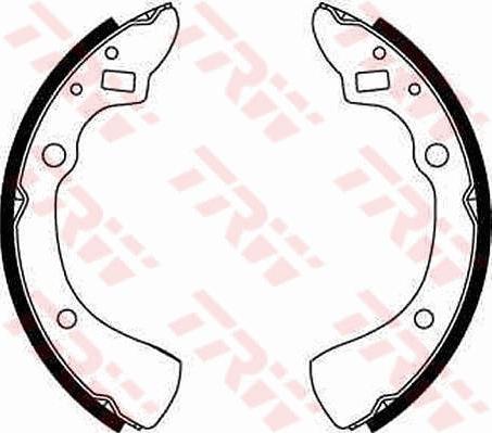 TRW GS8125 - Brake Shoe Set autospares.lv