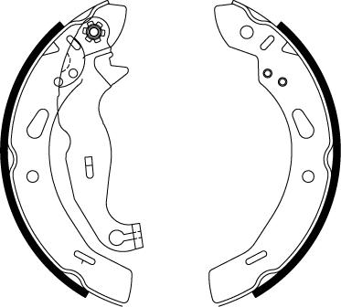 TRW GS8814 - Brake Shoe Set autospares.lv