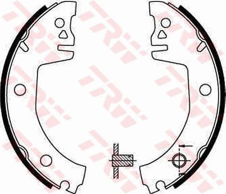 TRW GS8300 - Brake Shoe Set autospares.lv