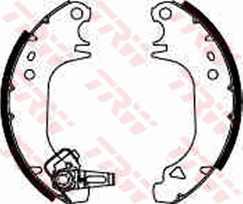 TRW GS8322 - Brake Shoe Set autospares.lv