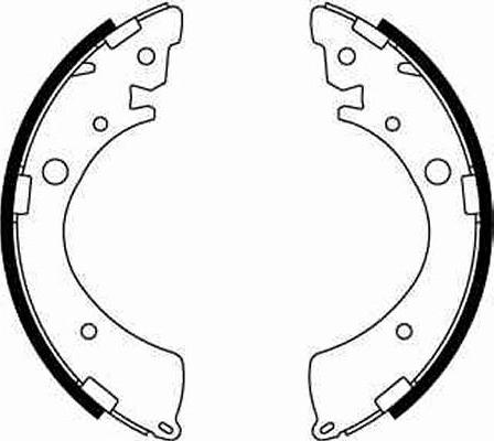 TRW GS8245 - Brake Shoe Set autospares.lv