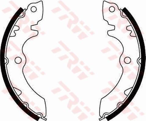 TRW GS8247 - Brake Shoe Set autospares.lv