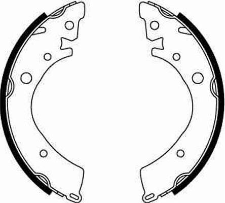 TRW GS8215 - Brake Shoe Set autospares.lv