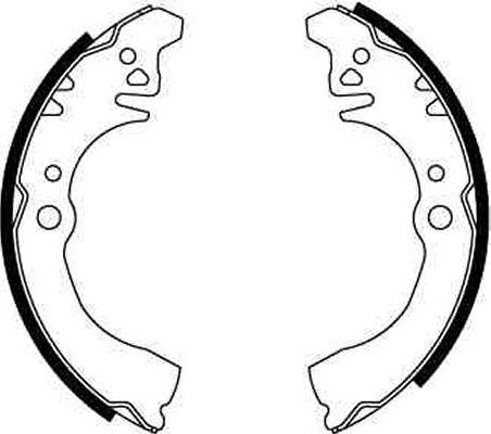 TRW GS8281 - Brake Shoe Set autospares.lv