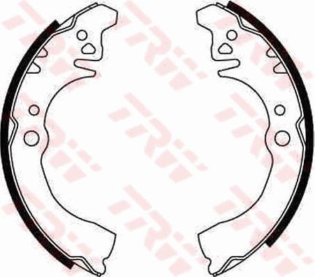 TRW GS8281 - Brake Shoe Set autospares.lv