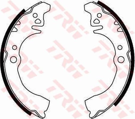 TRW GS8283 - Brake Shoe Set autospares.lv