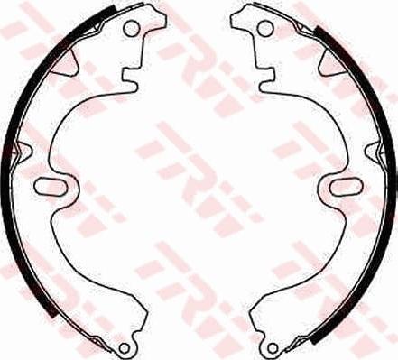 TRW GS8224 - Brake Shoe Set autospares.lv