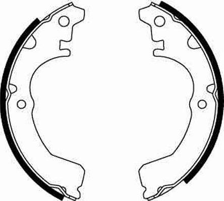 TRW GS8220 - Brake Shoe Set autospares.lv