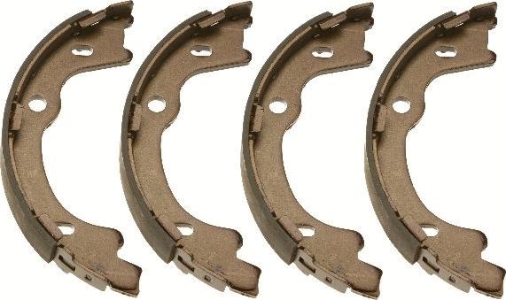 TRW GS8757 - Brake Shoe Set, parking brake autospares.lv