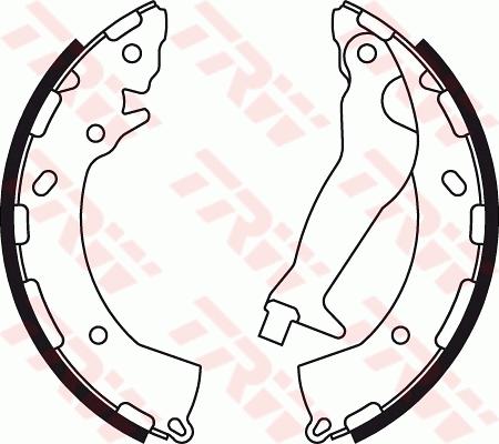 TRW GS8785 - Brake Shoe Set autospares.lv