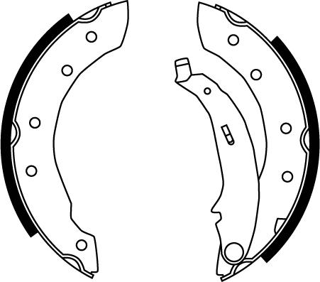 TRW GS8729 - Brake Shoe Set autospares.lv