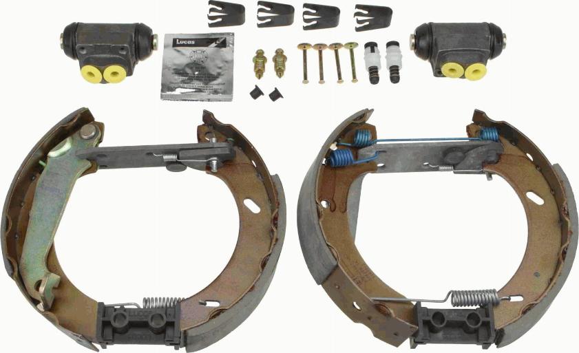 TRW GSK1659 - Brake Shoe Set autospares.lv