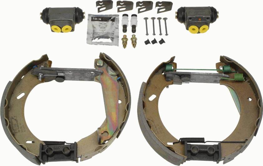 TRW GSK1650 - Brake Shoe Set autospares.lv