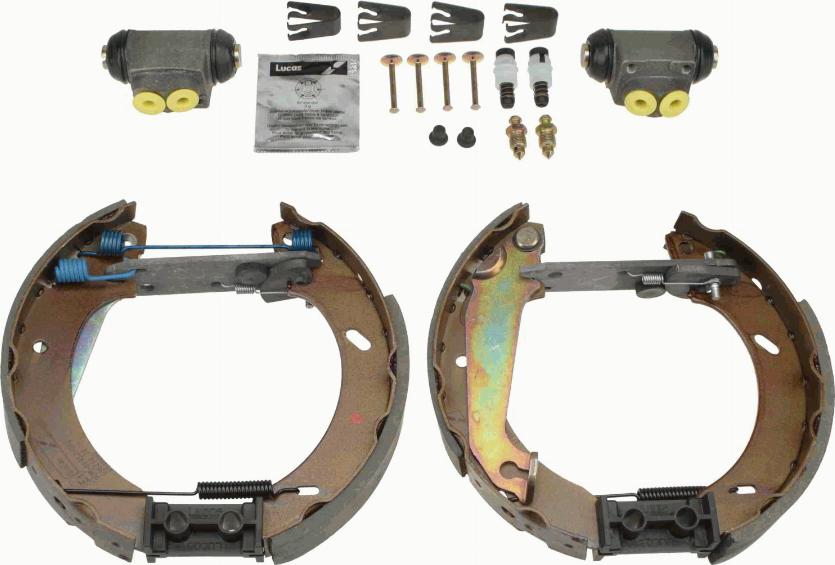 TRW GSK1658 - Brake Shoe Set autospares.lv