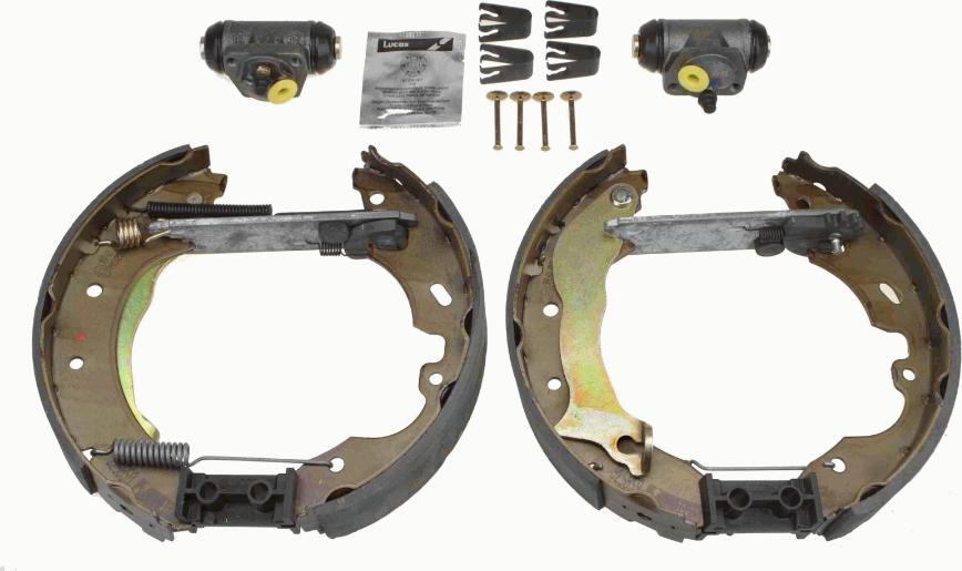 TRW GSK1652 - Brake Shoe Set autospares.lv