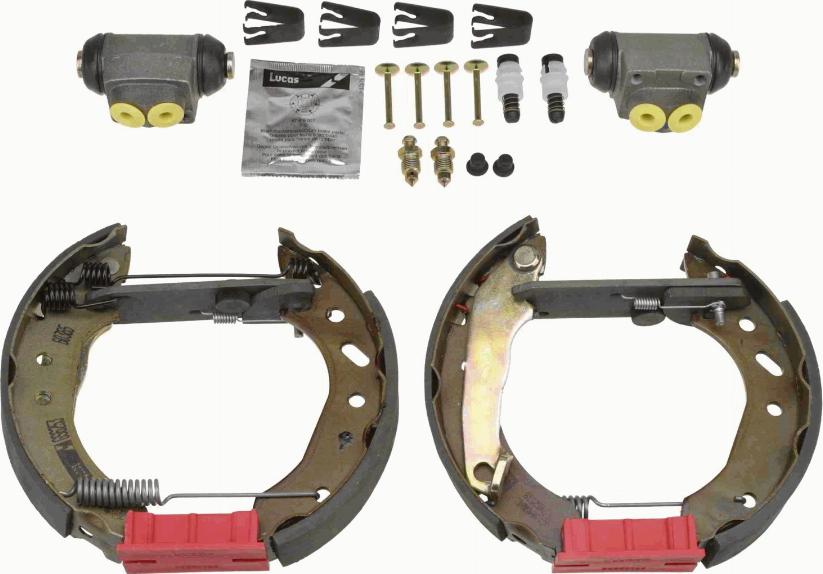 TRW GSK1657 - Brake Shoe Set autospares.lv