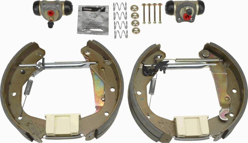 TRW GSK1607 - Brake Shoe Set autospares.lv