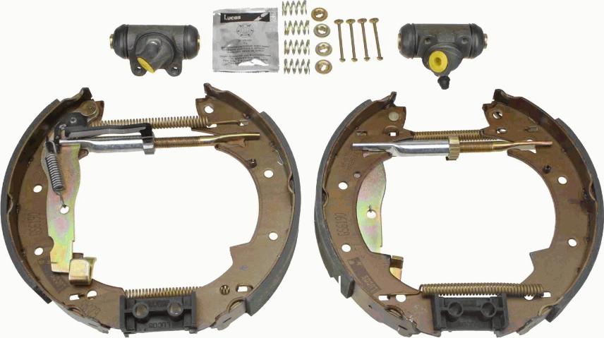 TRW GSK1033 - Brake Shoe Set autospares.lv