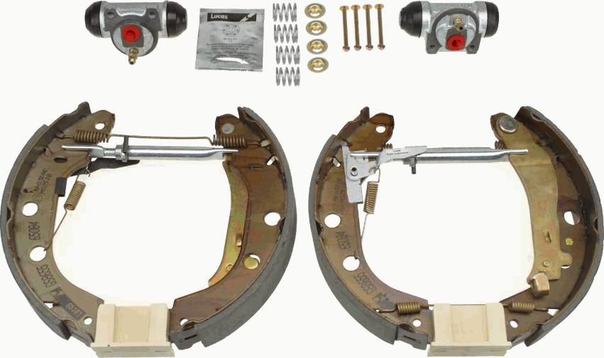 TRW GSK1072 - Brake Shoe Set autospares.lv