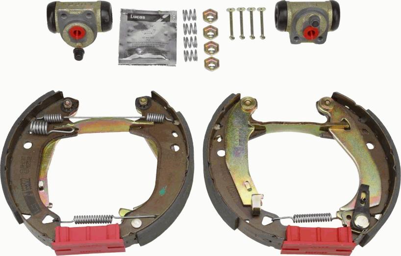 TRW GSK1249 - Brake Shoe Set autospares.lv