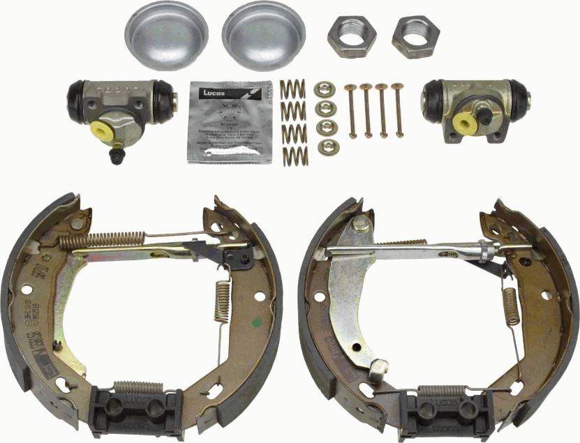 TRW GSK1240 - Brake Shoe Set autospares.lv