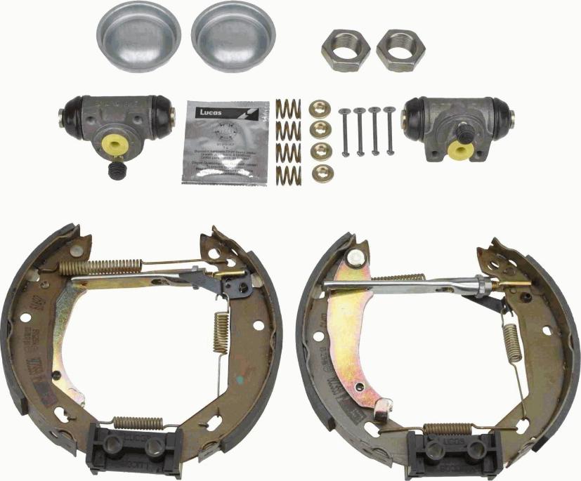 TRW GSK1247 - Brake Shoe Set autospares.lv