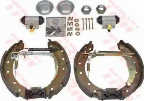 BOSCH 204114548 - Brake Shoe Set autospares.lv