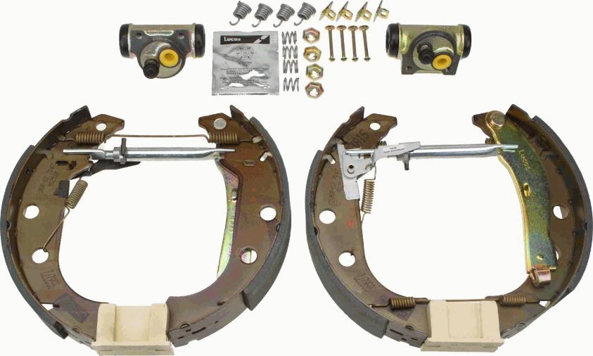 TRW GSK1225 - Brake Shoe Set autospares.lv